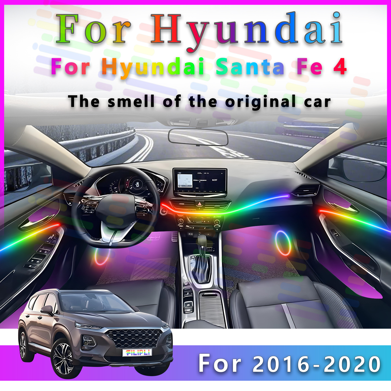 Interior Design Apps - For Hyundai Santa Fe 2016-2020 NC