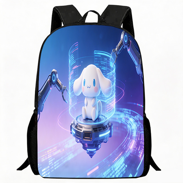 Interior Design Tech - Kids Bag Tech Style Cartoon Dog