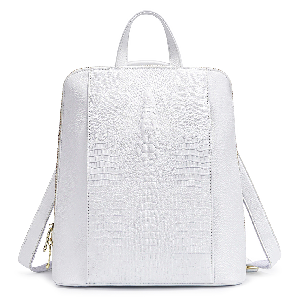 Interior Design Magazine - Zency 100% Genuine Leather Pure White