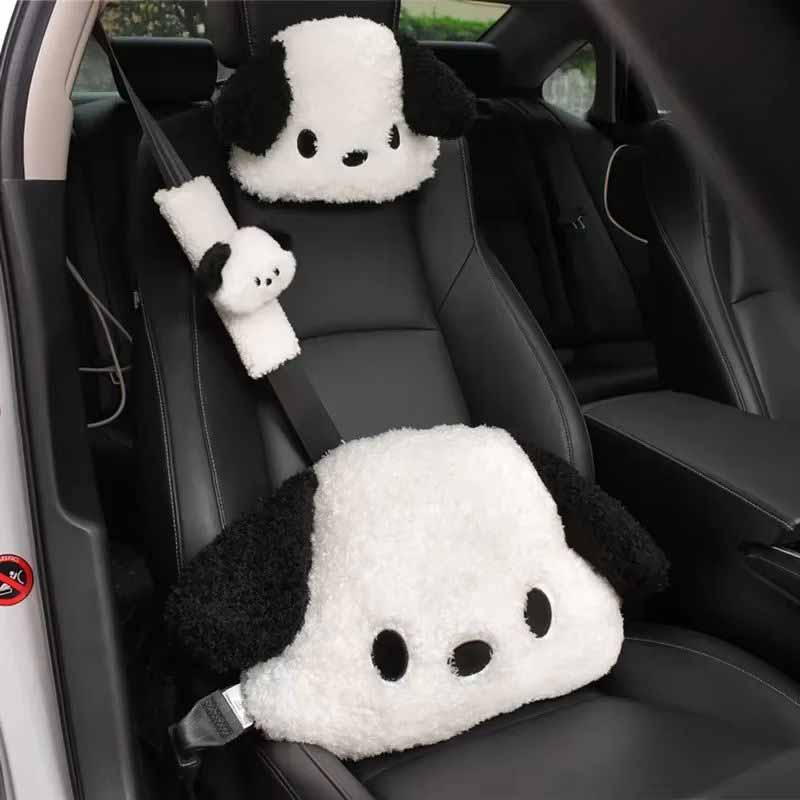 Interior Design Product - Cartoon Car Plush Lumbar Pillow Headrests