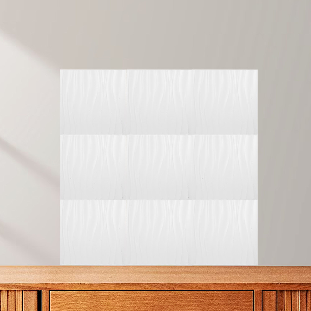 Wall Panel 3D Texture - 3Pcs PVC 3D Wall Panels Textured