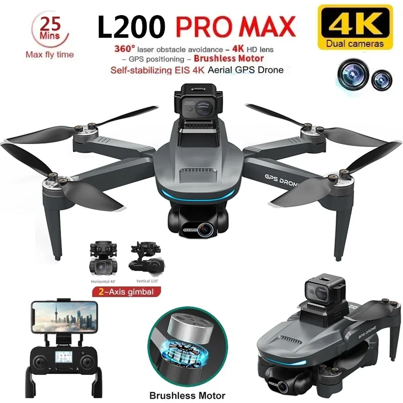 L200 PRO MAX Drone 4K 2-Axis P - Interior Design Game avis et prix