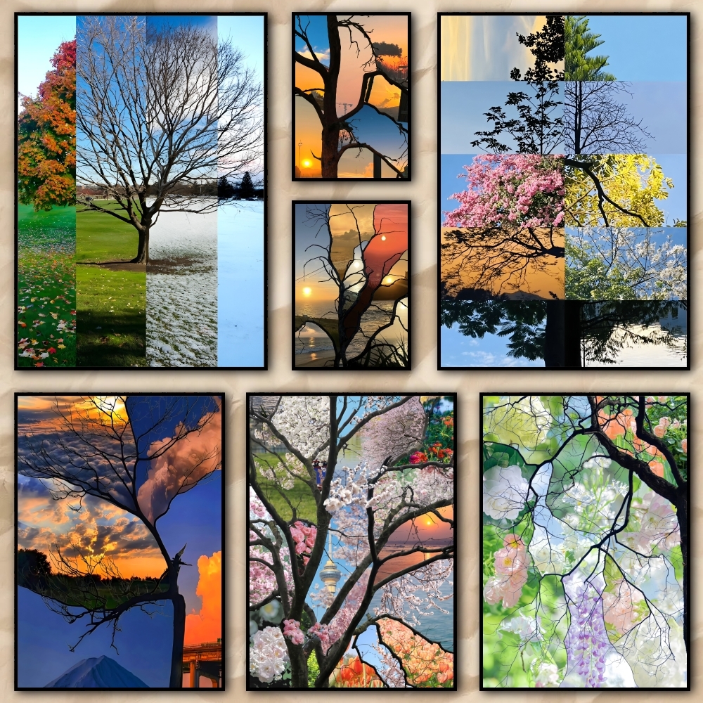 Spliced Colorful Design Tree C - Interior Design Landscape avis et prix