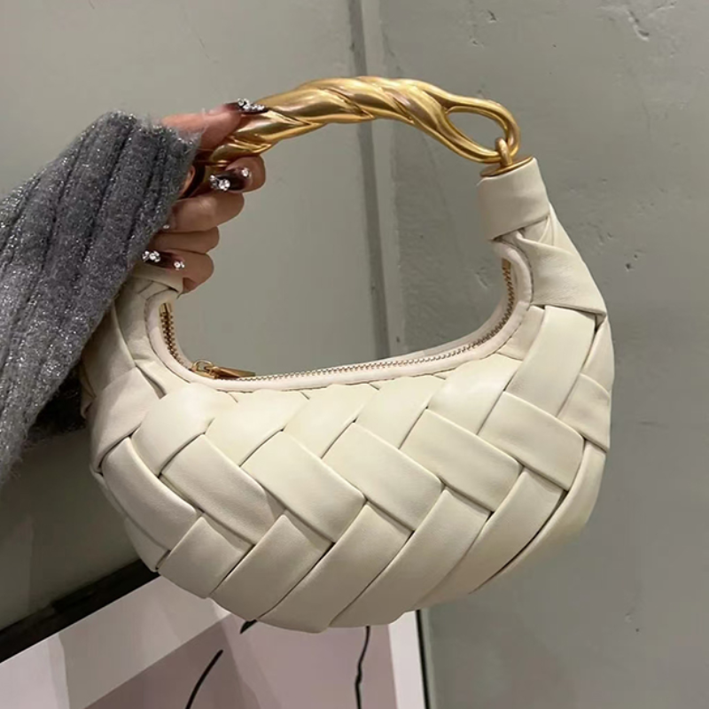 Hand-woven Gold Handle Bird Ne - Interior Design Elegant avis et prix