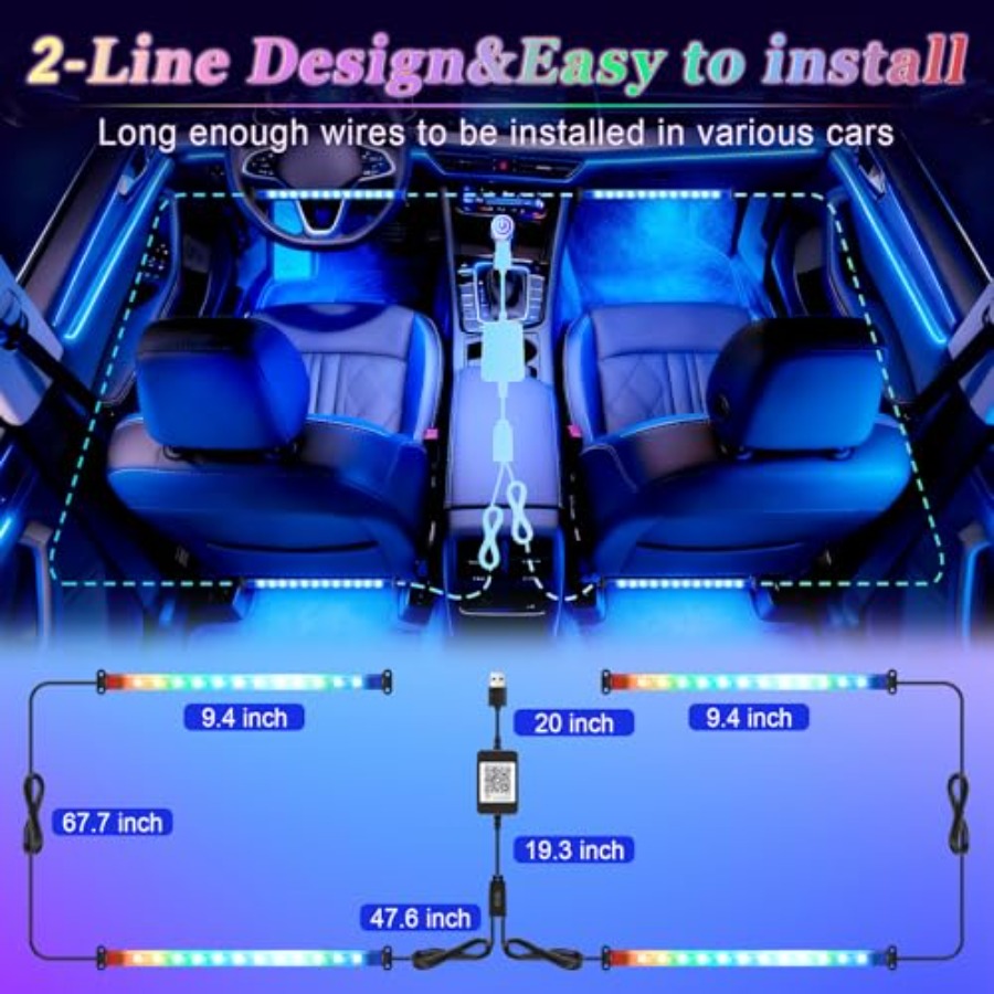 Smart Car Interior LED Lights  - Interior Design Apps avis et prix