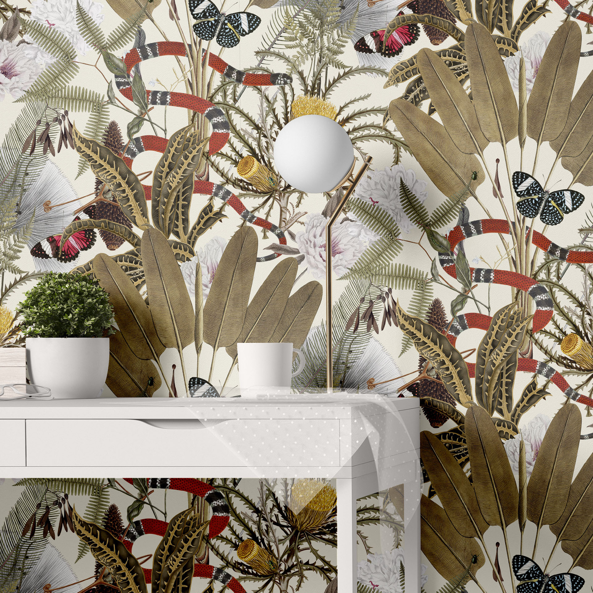 Snake Butterfly Wall Panels -  - Wall Panel 3D Texture avis et prix