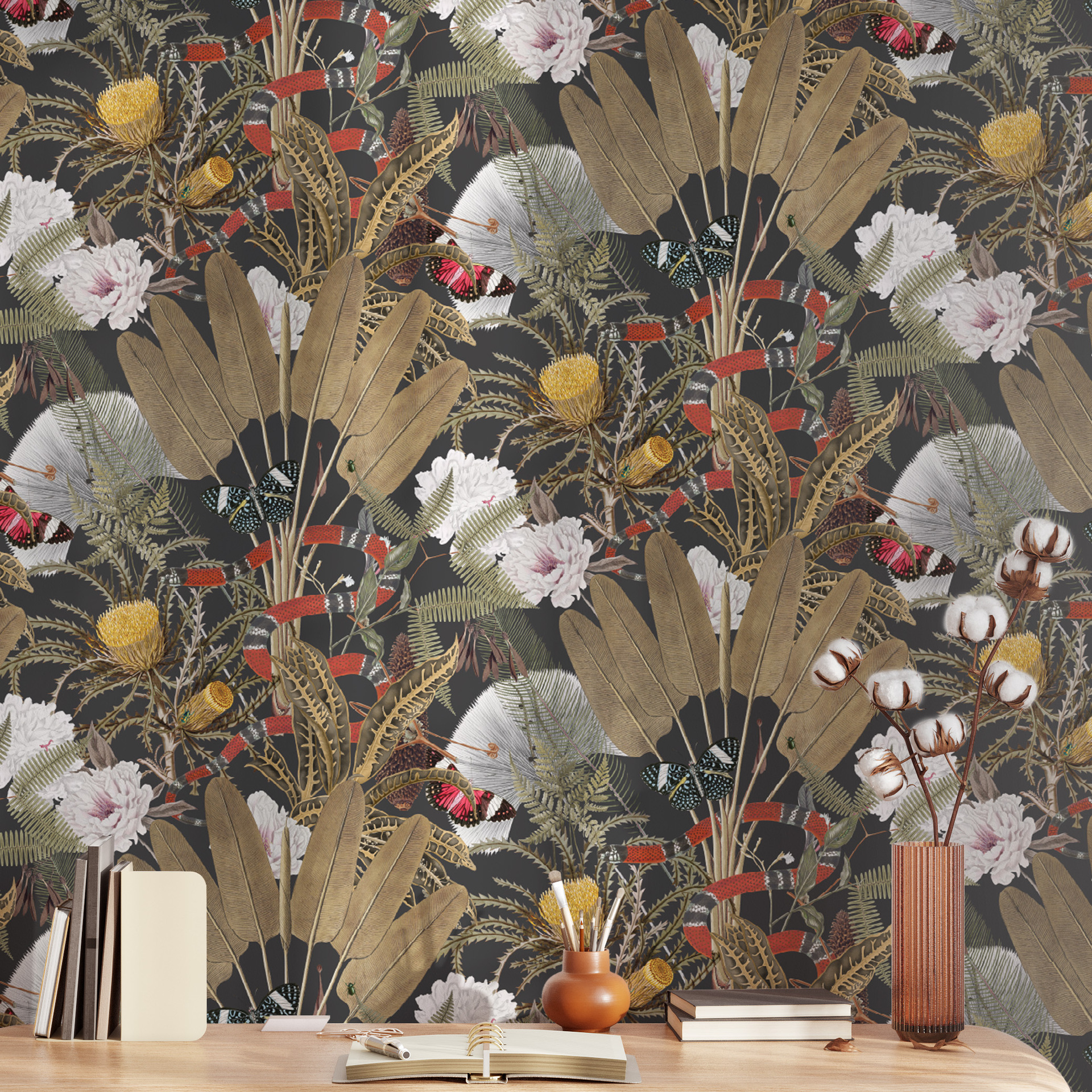 Snake Butterfly Wall Panels -  - Wall Panel 3D Texture avis et prix