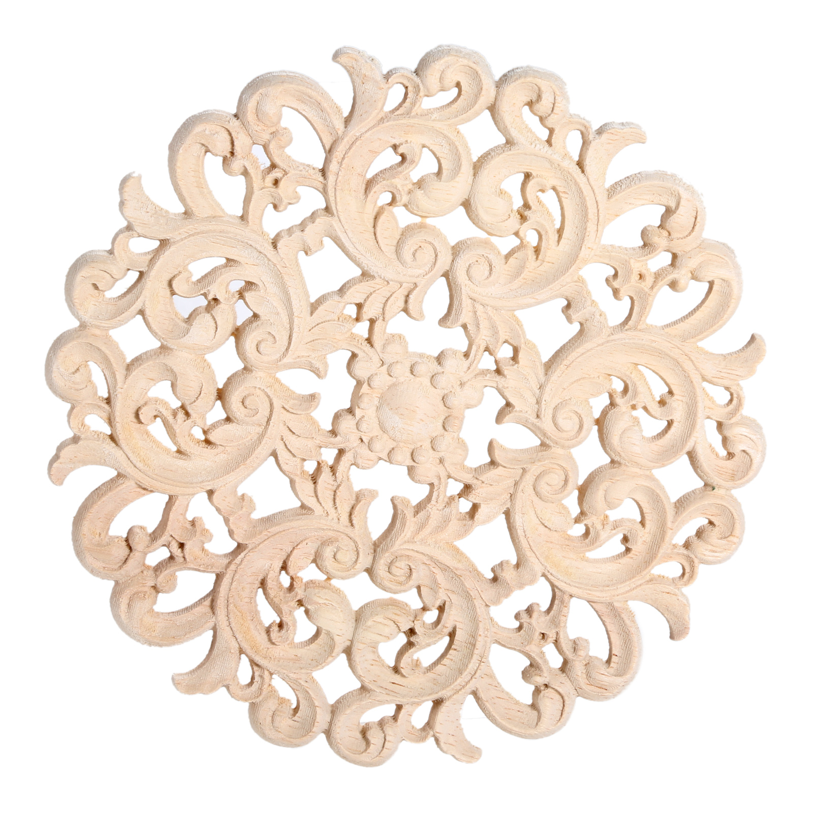 1 pc unpainted  round flower c - Interior Design Product avis et prix