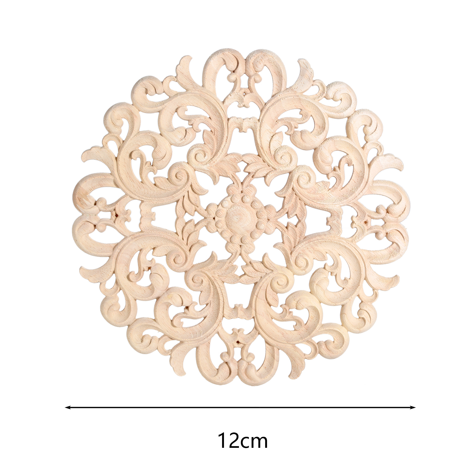 1 pc unpainted  round flower c - Interior Design Product avis et prix