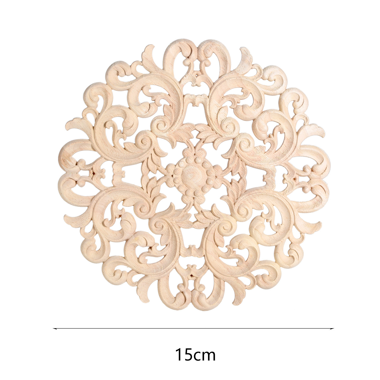 1 pc unpainted  round flower c - Interior Design Product avis et prix