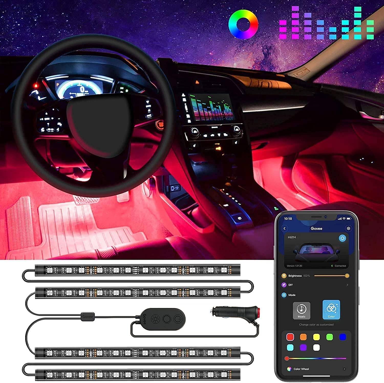 Car LED Lights, Smart Interior - Interior Design Apps avis et prix