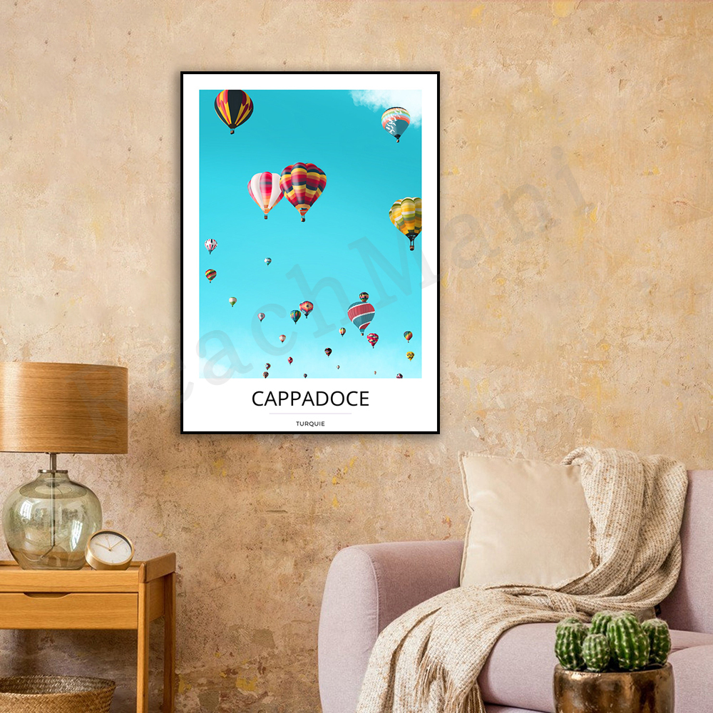 Cappadocia, poster printing, t - Interior Design Illustration avis et prix