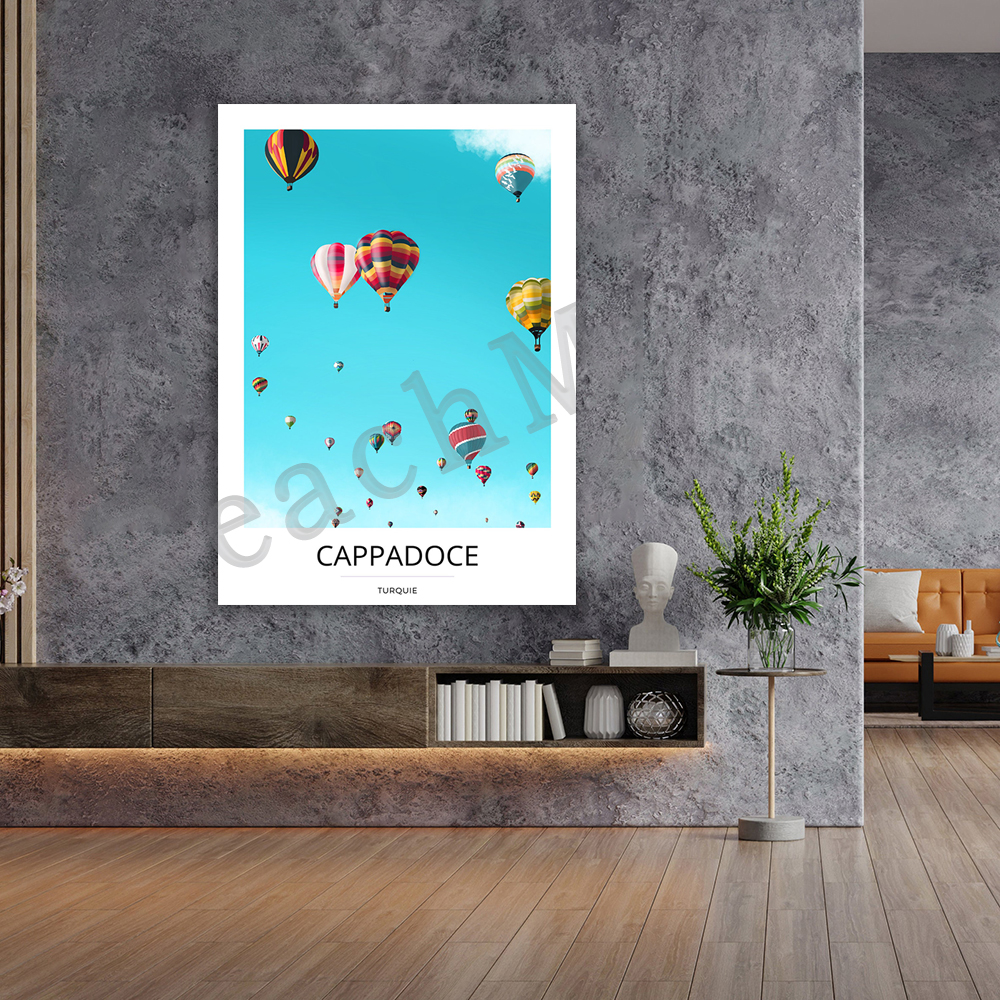 Cappadocia, poster printing, t - Interior Design Illustration avis et prix