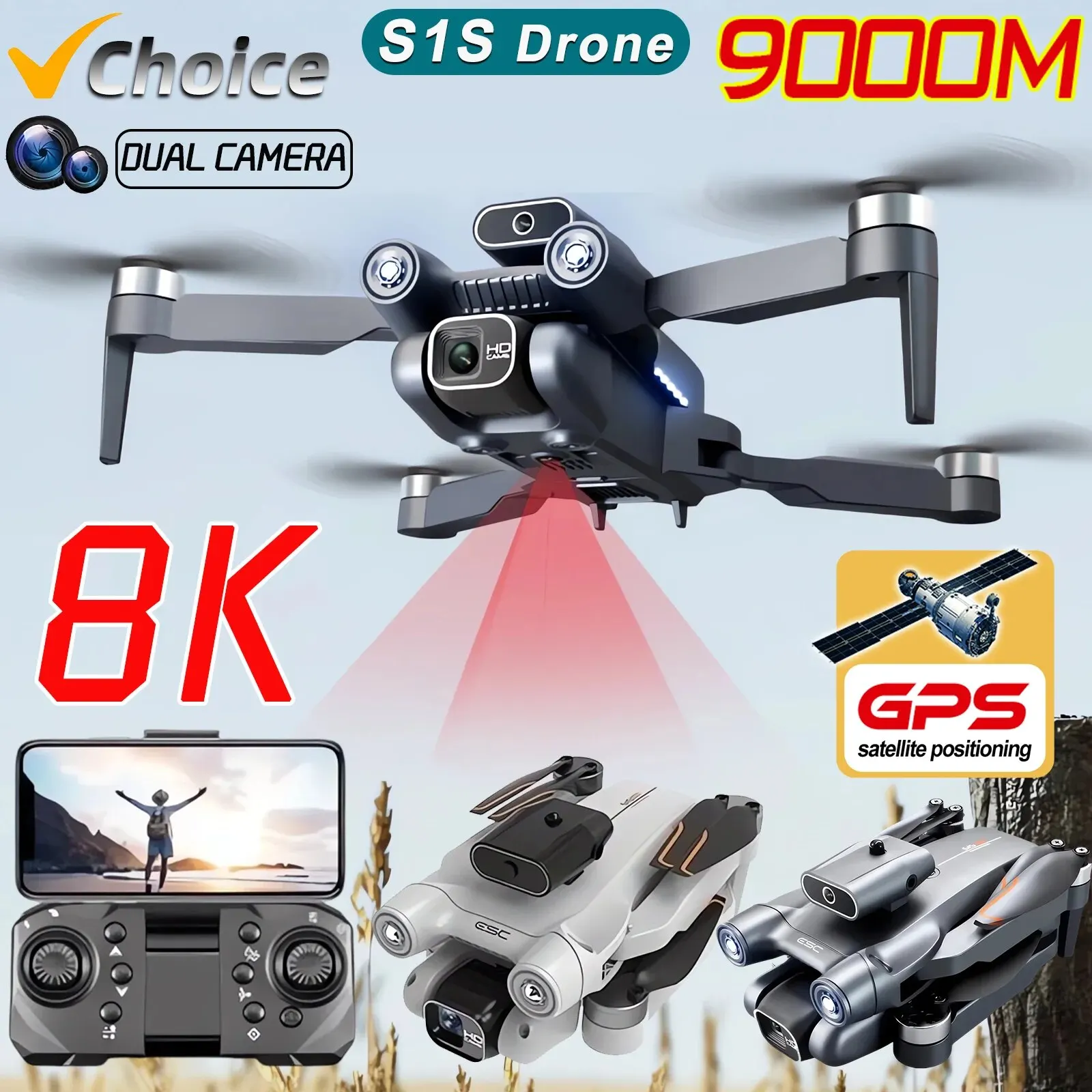 New S1S 5G GPS Drone Camera 8K - Interior Design Game avis et prix