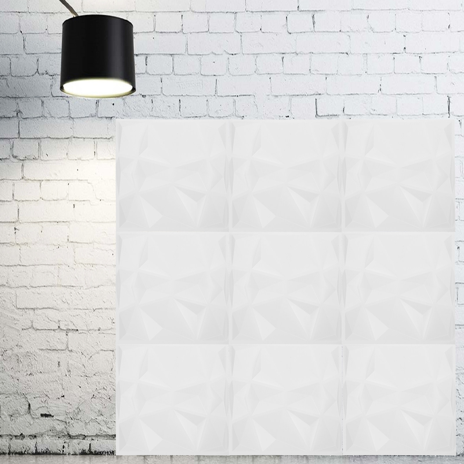 6Pcs 3D Wall Panel PVC Decorat - Wall Panel 3D Texture avis et prix
