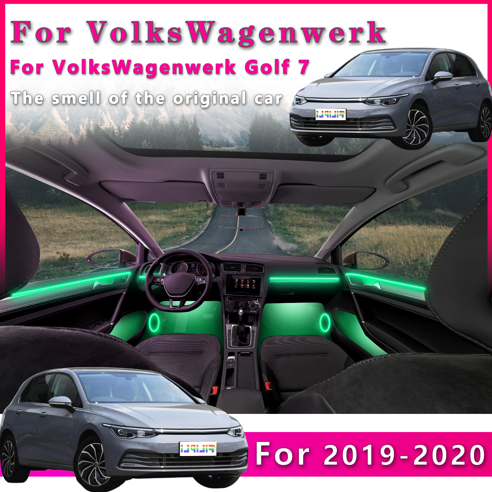 For VW Golf 7 2019-2020 Brilli - Interior Design Apps avis et prix