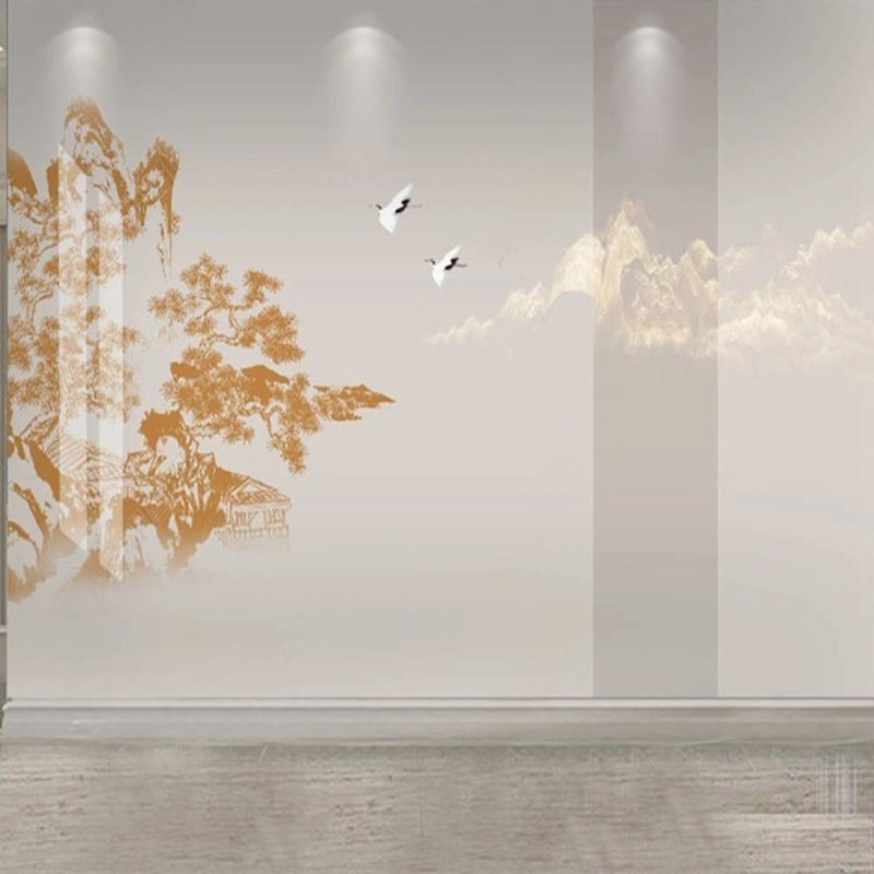 Elegant Chinese Hand-Painted P - Interior Design Landscape avis et prix
