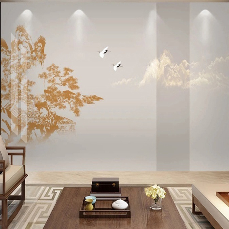 Elegant Chinese Hand-Painted P - Interior Design Landscape avis et prix