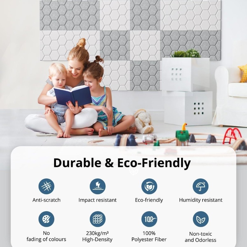 Acoustic Wall Panels Self-adhe - Wall Panel 3D Texture avis et prix