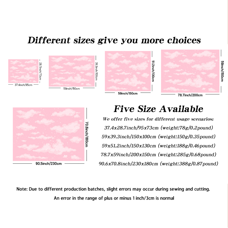 1pc Sky cloud tapestry, lovely - Interior Design Product avis et prix