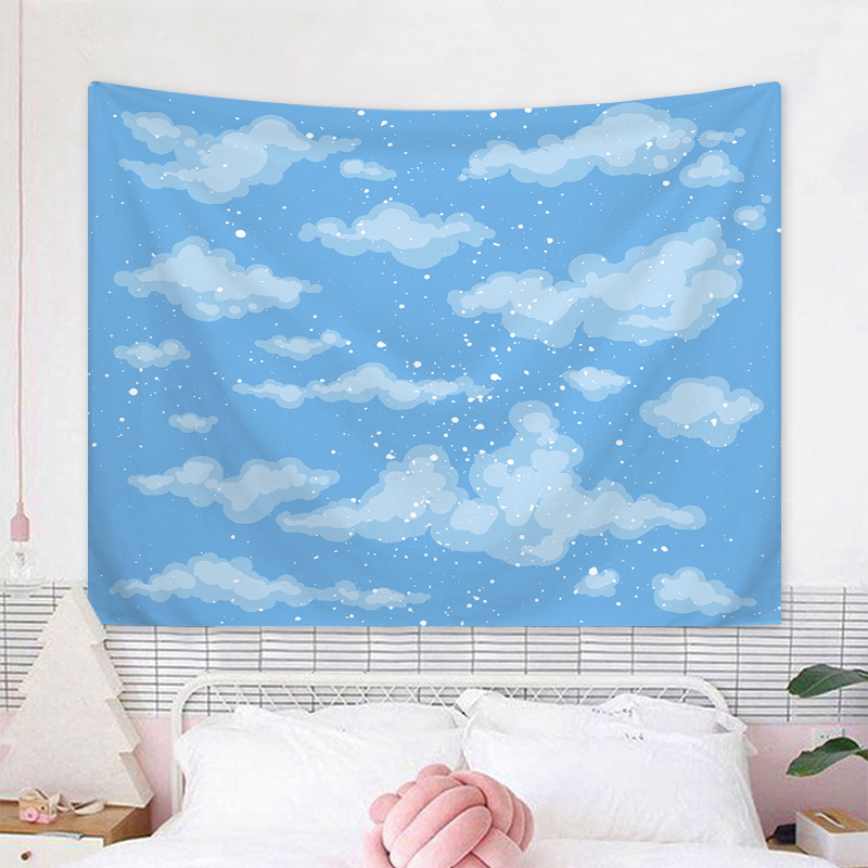 1pc Sky cloud tapestry, lovely - Interior Design Product avis et prix