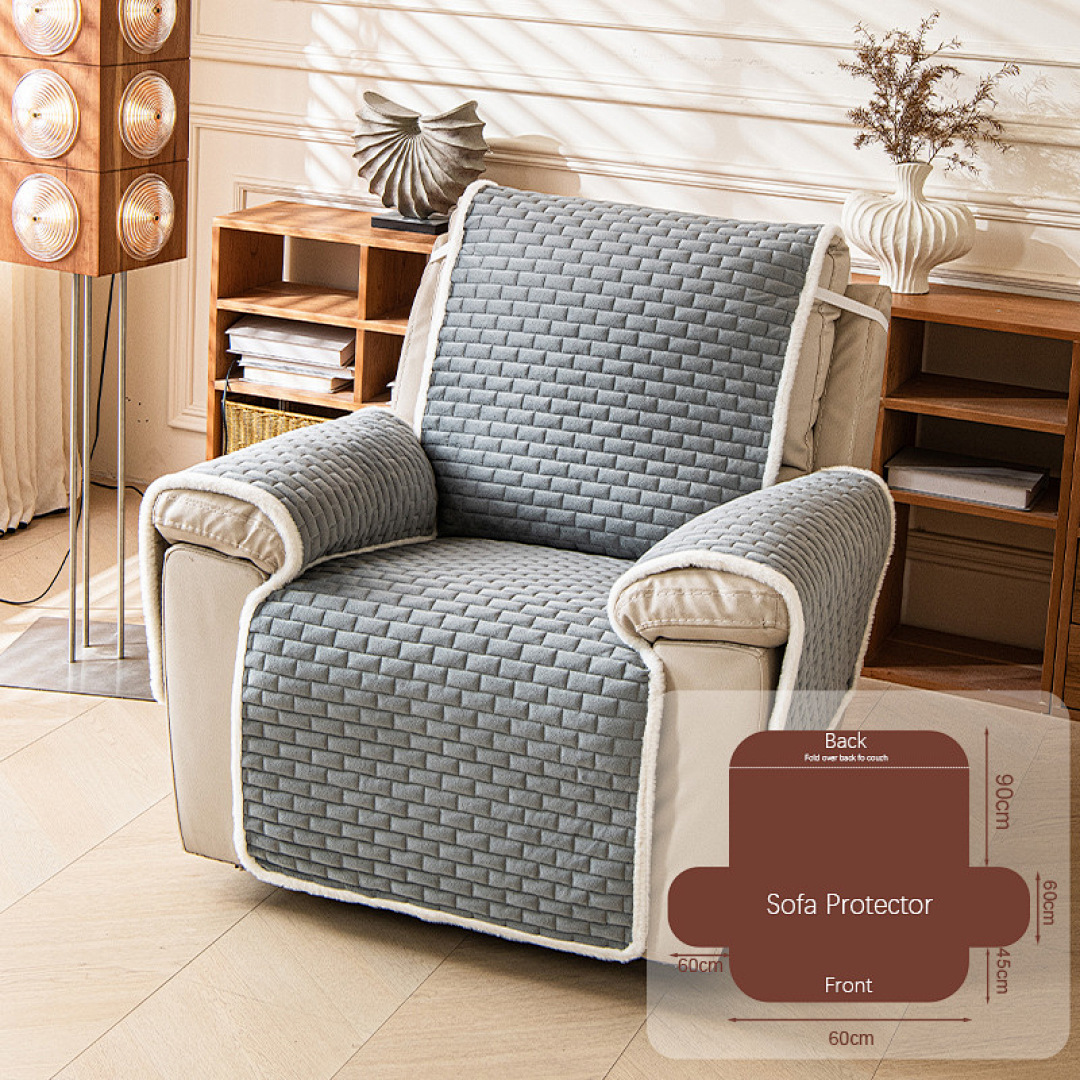 Non-Slip Sofa Cushion Flannel  - Velvet Cushion Cover avis et prix