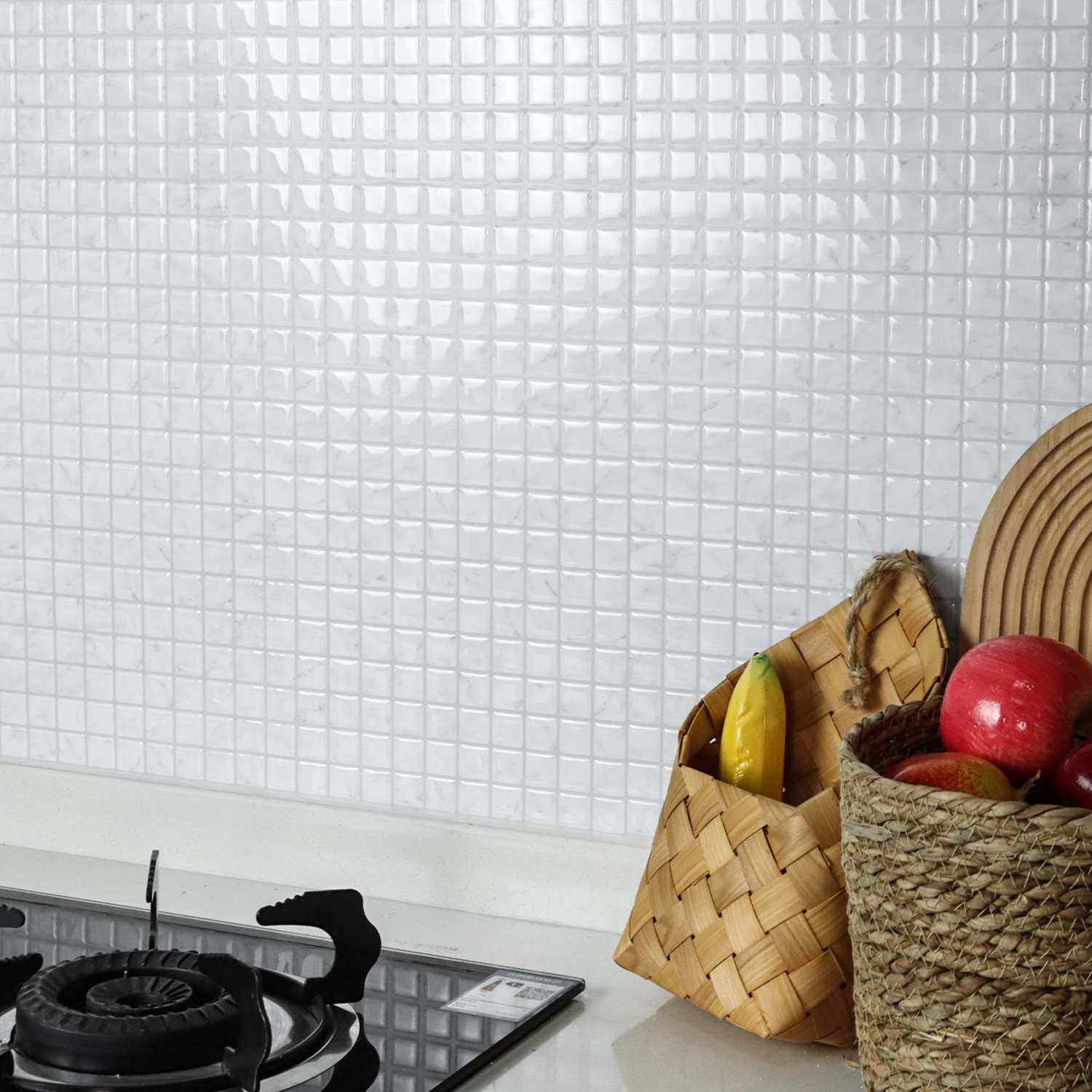 10pcs 3D Self-adhesive Wall Ti - Wall Panel 3D Texture avis et prix