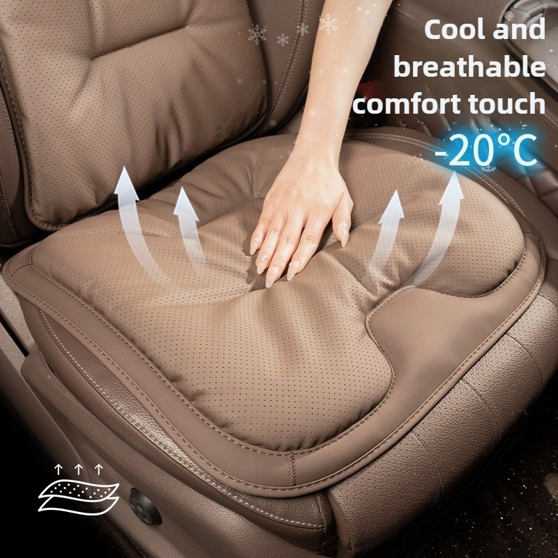 Soft Nappa Leather Car Seat Co - Velvet Cushion Cover avis et prix