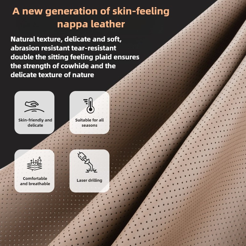 Soft Nappa Leather Car Seat Co - Velvet Cushion Cover avis et prix