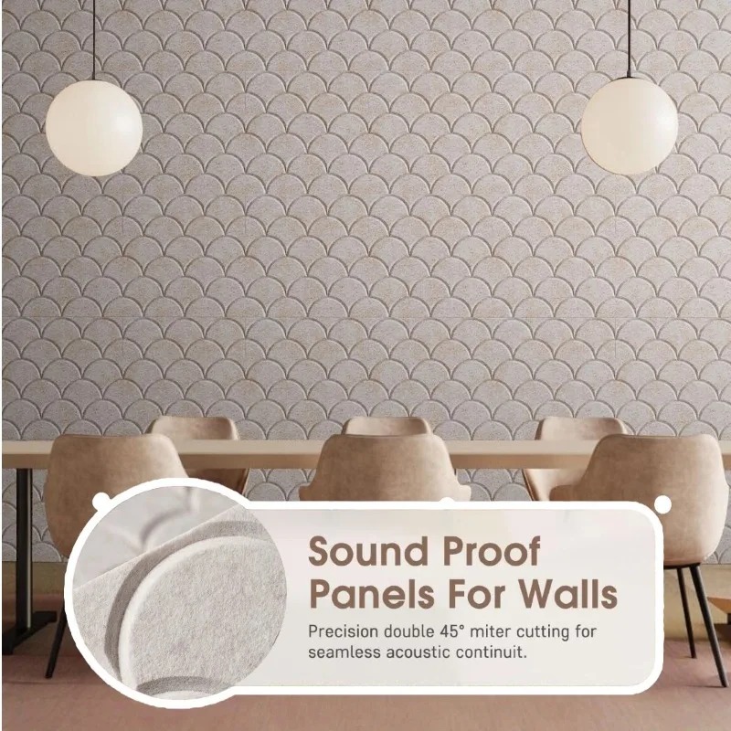 Square Sound Proof Wall Board  - Wall Panel 3D Texture avis et prix