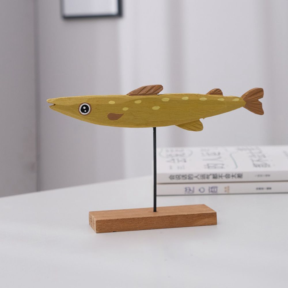 Colorful Wooden Fish Statue No - Interior Design Product avis et prix