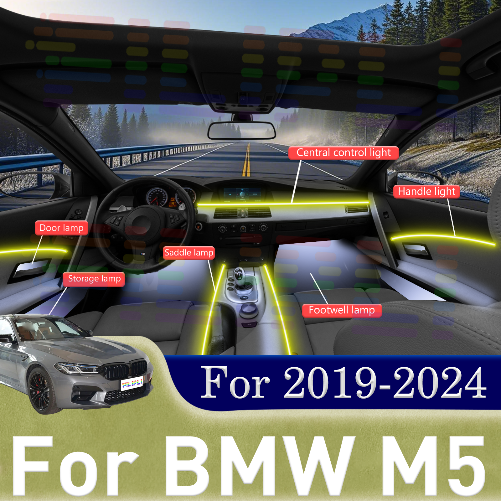 For BMW M5 F90 F91 Premium Qua - Interior Design Apps avis et prix