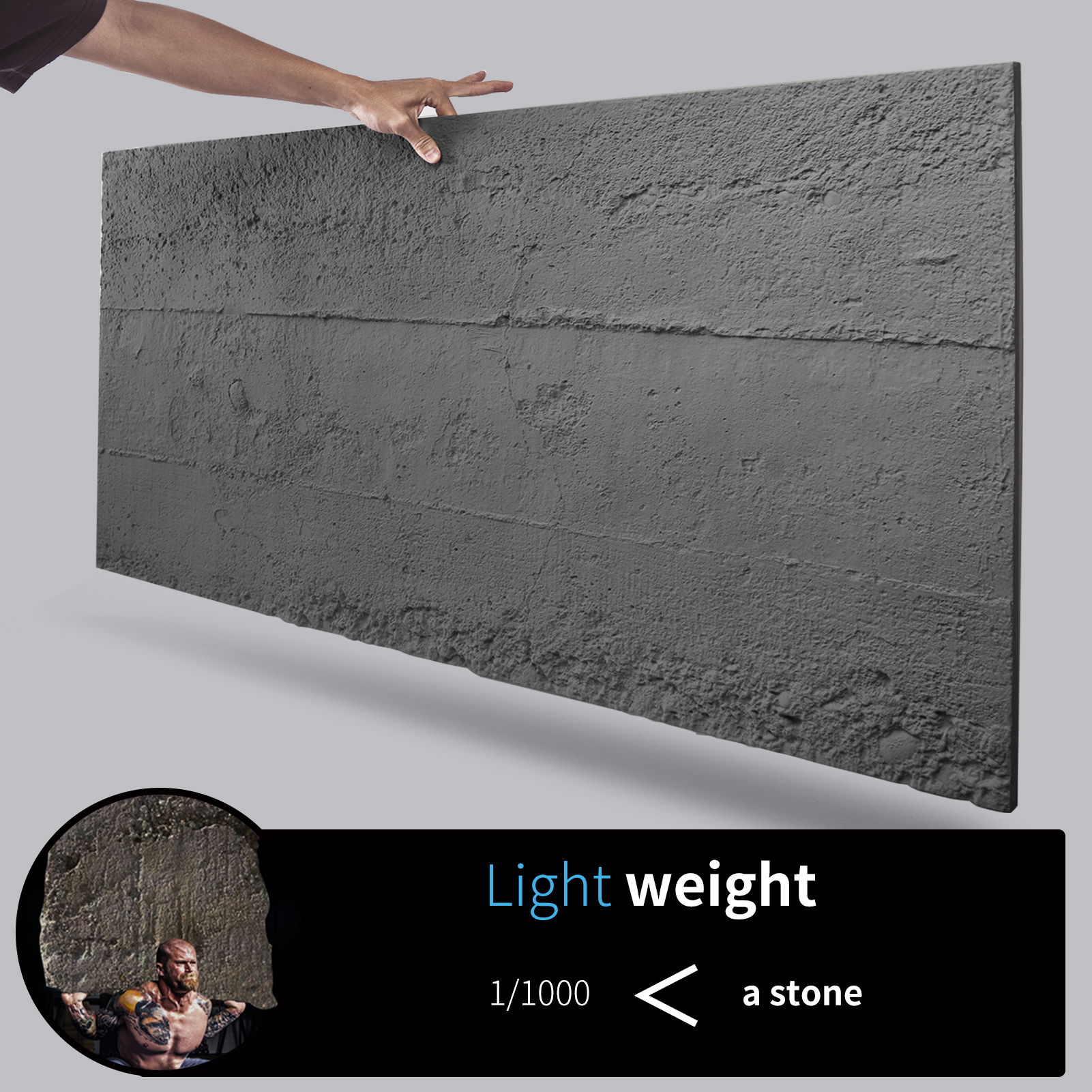 Art3d 4PCS Cement Texture 3D W - Wall Panel 3D Texture avis et prix