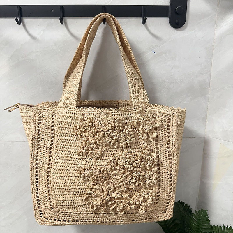 Summer Flower Woven Tote Bag B - Interior Design Bali avis et prix