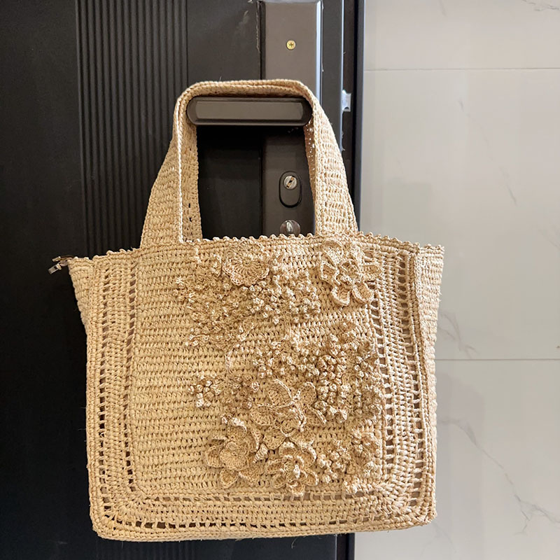 Summer Flower Woven Tote Bag B - Interior Design Bali avis et prix