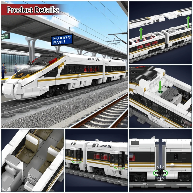 12015 High-Speed Railway Train - Interior Design Build avis et prix