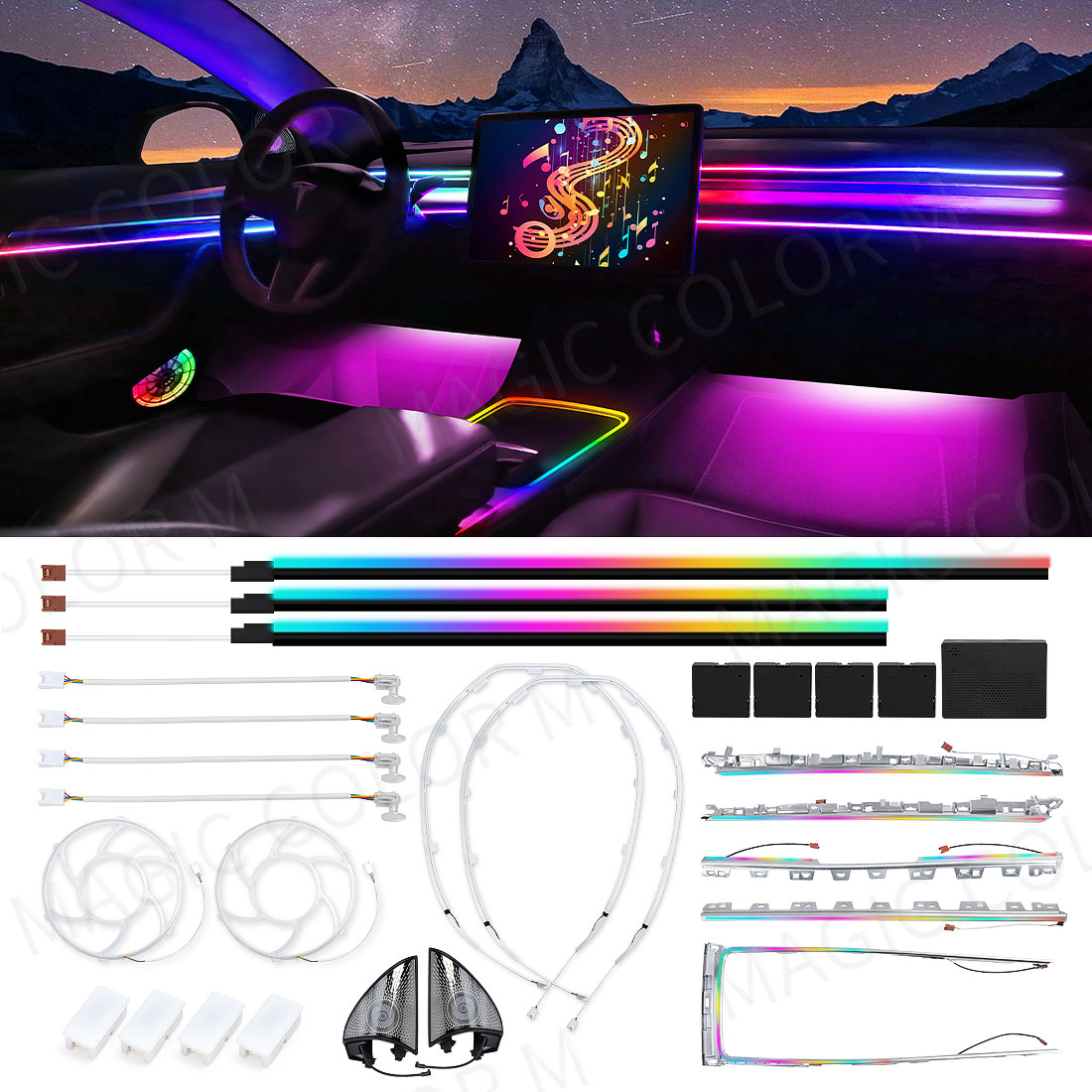 For Tesla Model 3 Y 2021 2022  - Interior Design Tech avis et prix