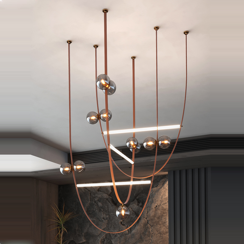 American LED Leather Chandelie - Interior Design Years Of Study avis et prix