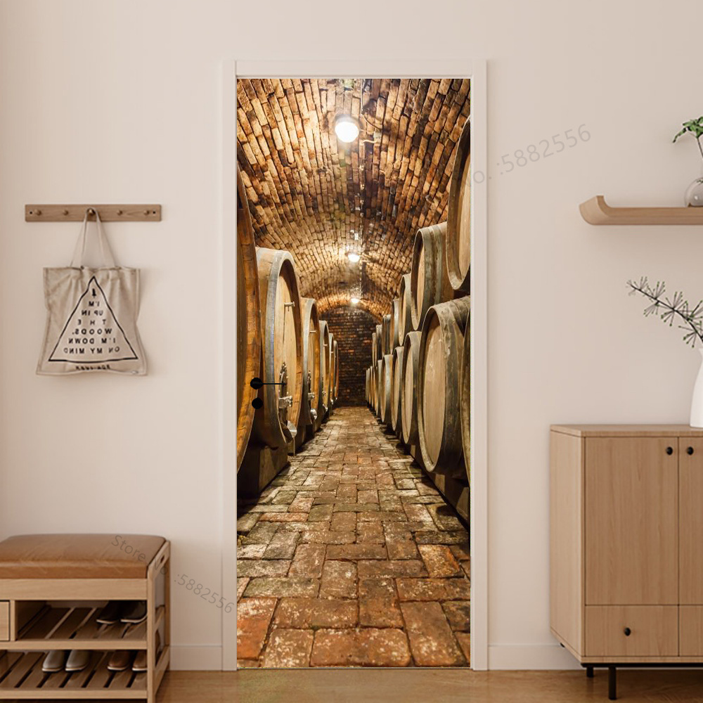 Imitation Wood Door Sticker Re - Interior Design Product avis et prix