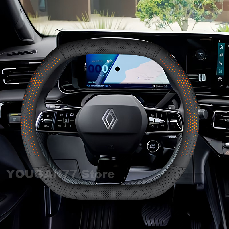 Leather Car Steering Wheel Cov - Interior Design Tech avis et prix