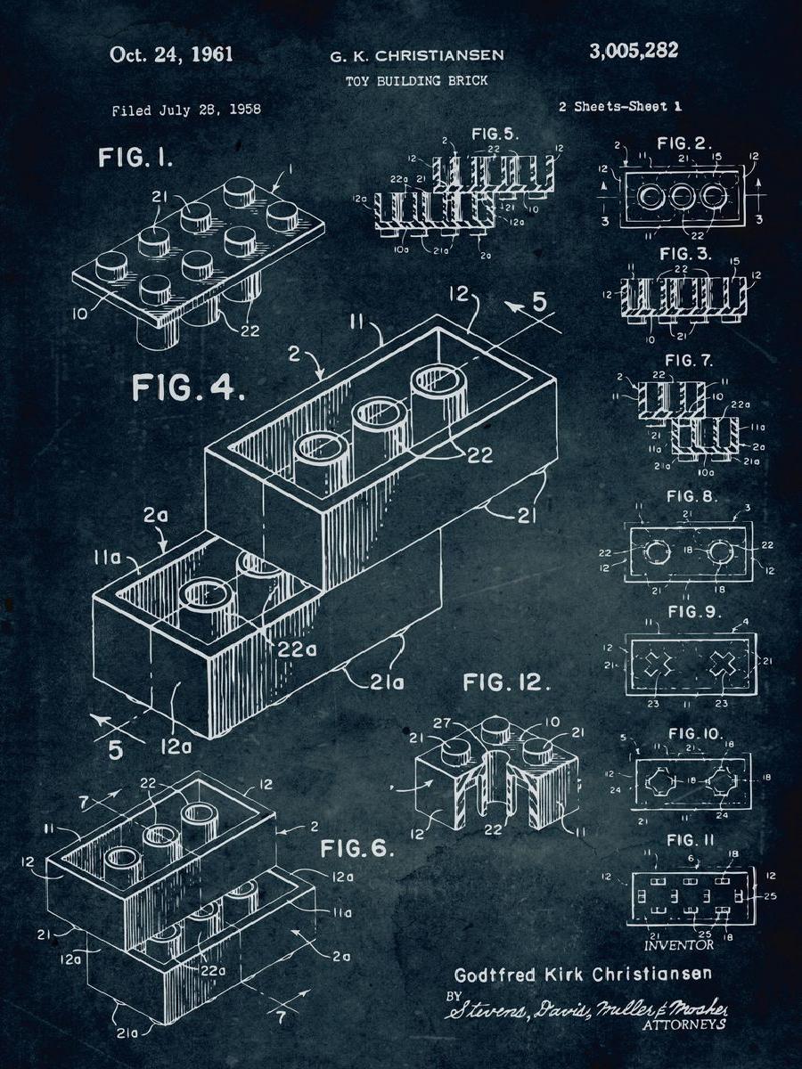 Vintage  Toy Building Brick Bl - Interior Design Build avis et prix
