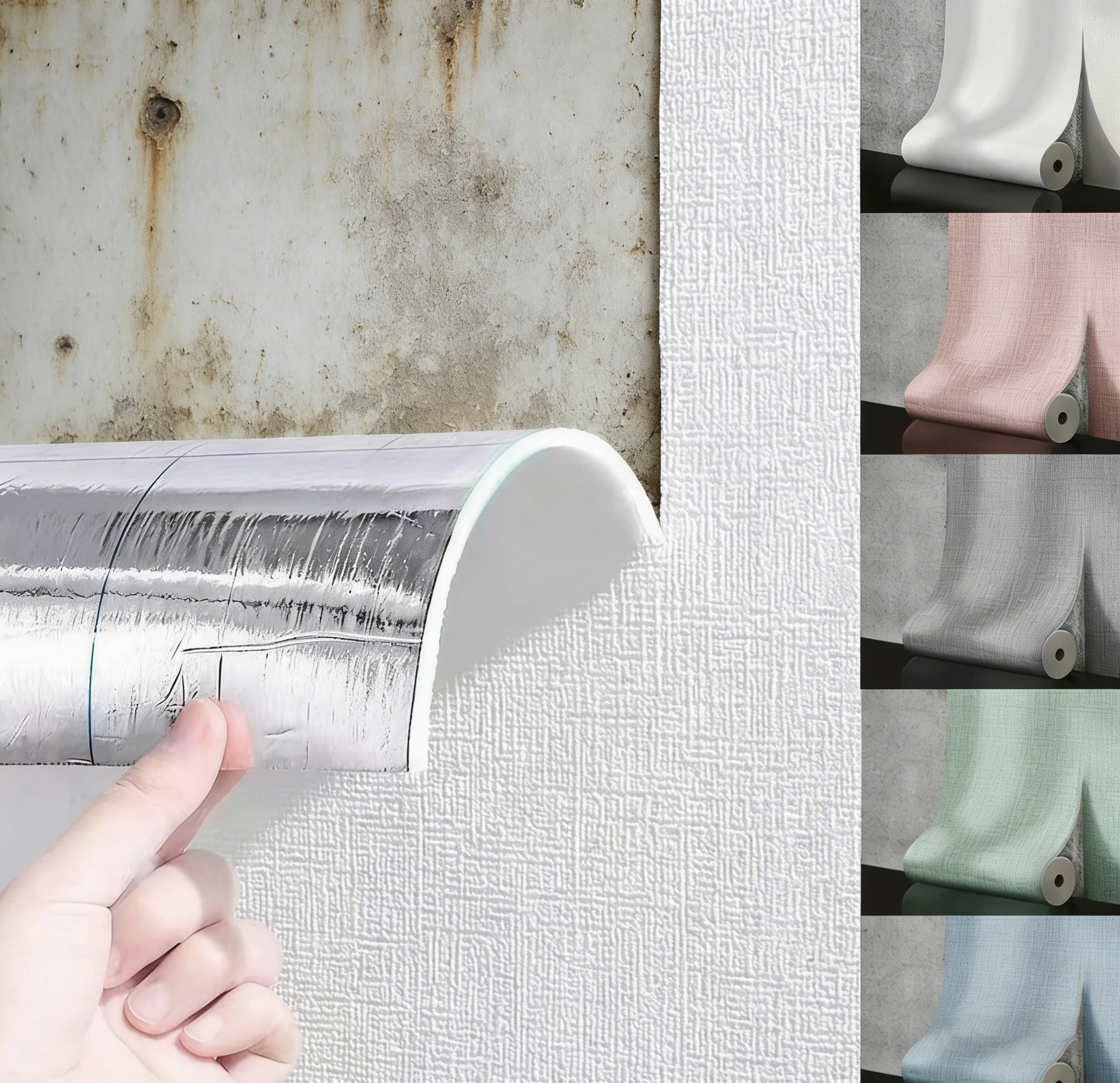 50cm Self-Adhesive 3D Linen Fo - Wall Panel 3D Texture avis et prix