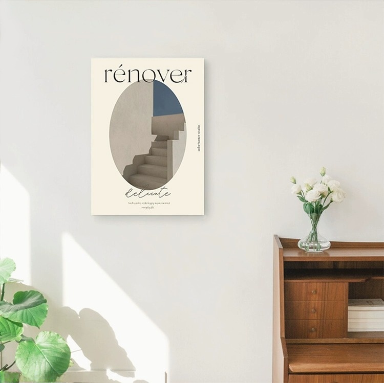 Modern Unframed Artwork Wall D - Interior Design Magazine avis et prix