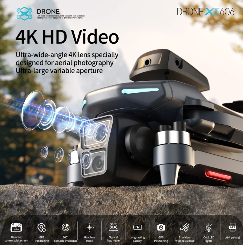 Lenovo XT606 MAX GPS Drone 4k  - Interior Design Game avis et prix