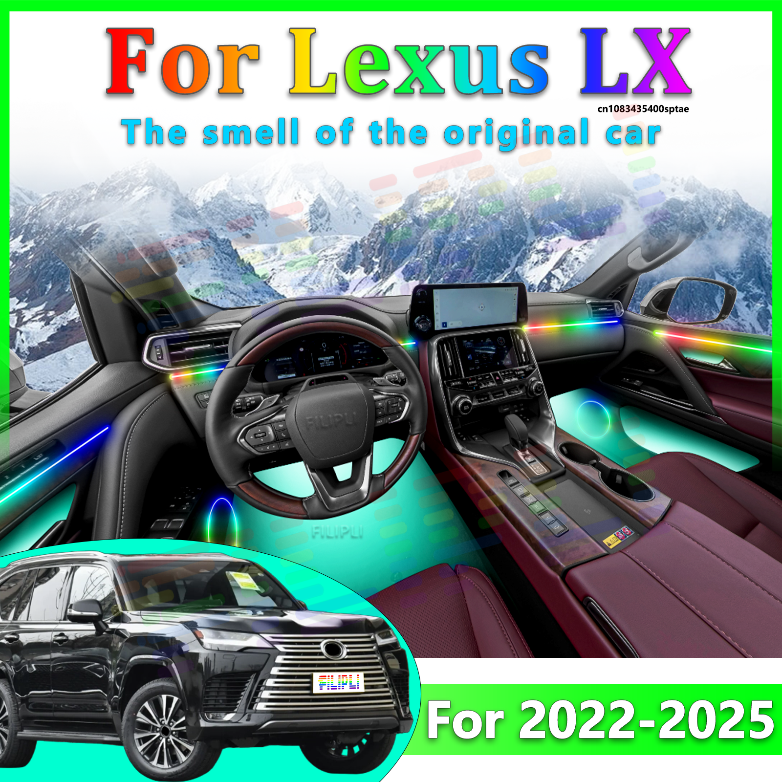 For Lexus LX/LXL 2022-2026 Pre - Interior Design Apps avis et prix