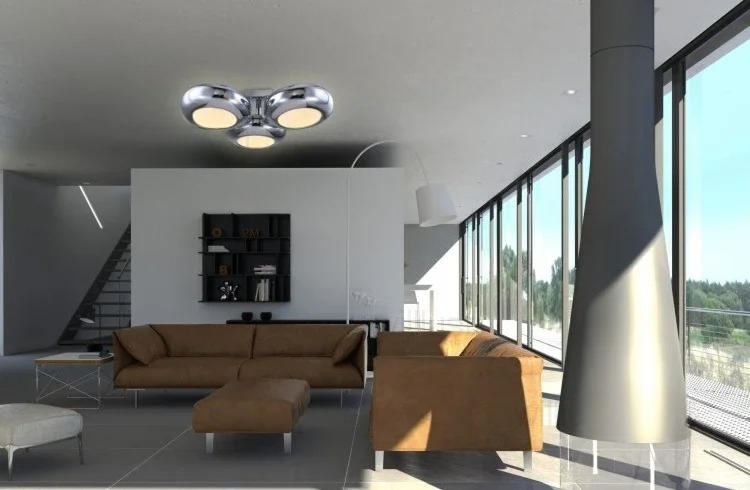 Modern Halo UFO Ceiling Light  - Interior Design Years Of Study avis et prix