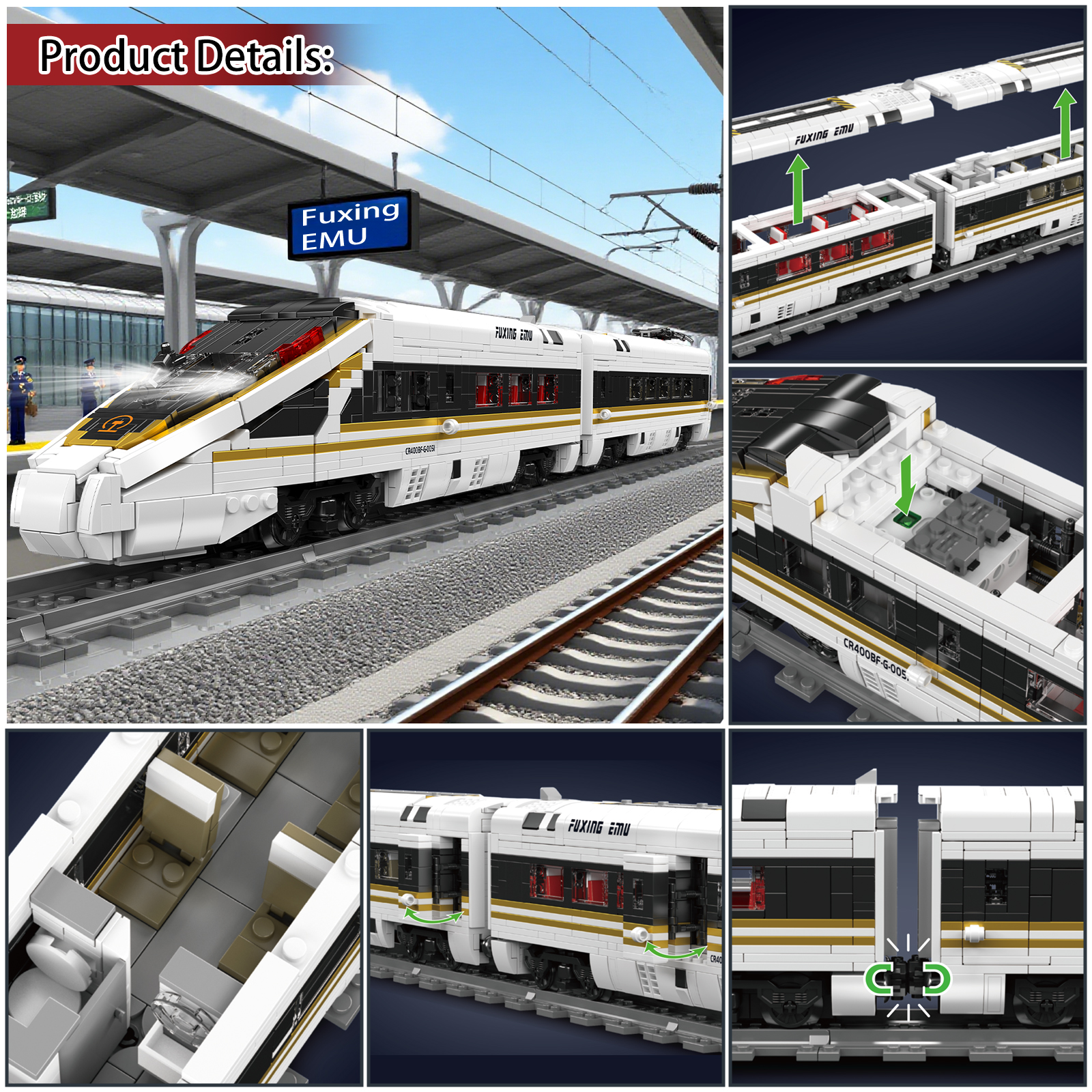 12015 High-Speed Railway Train - Interior Design Build avis et prix