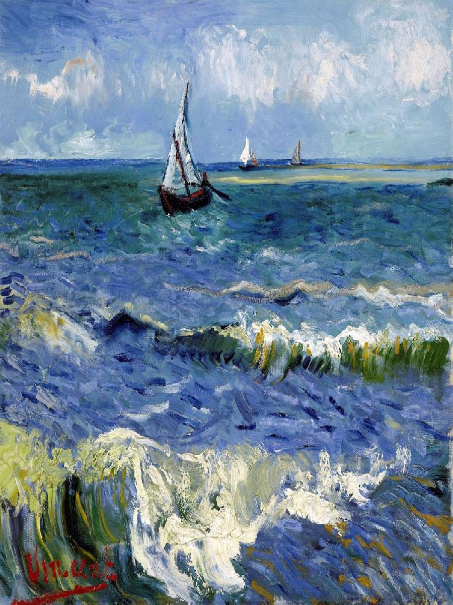 Vincent van Gogh Seascape Post - Interior Design Landscape avis et prix