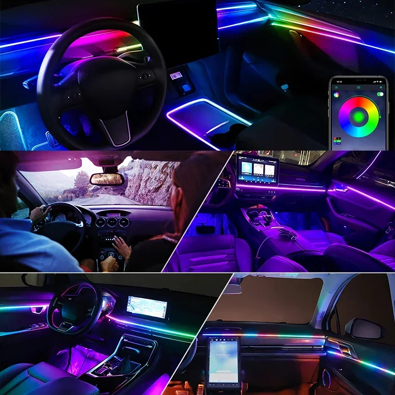 6 in 1 Exclusive Car LED Inter - Interior Design Apps avis et prix