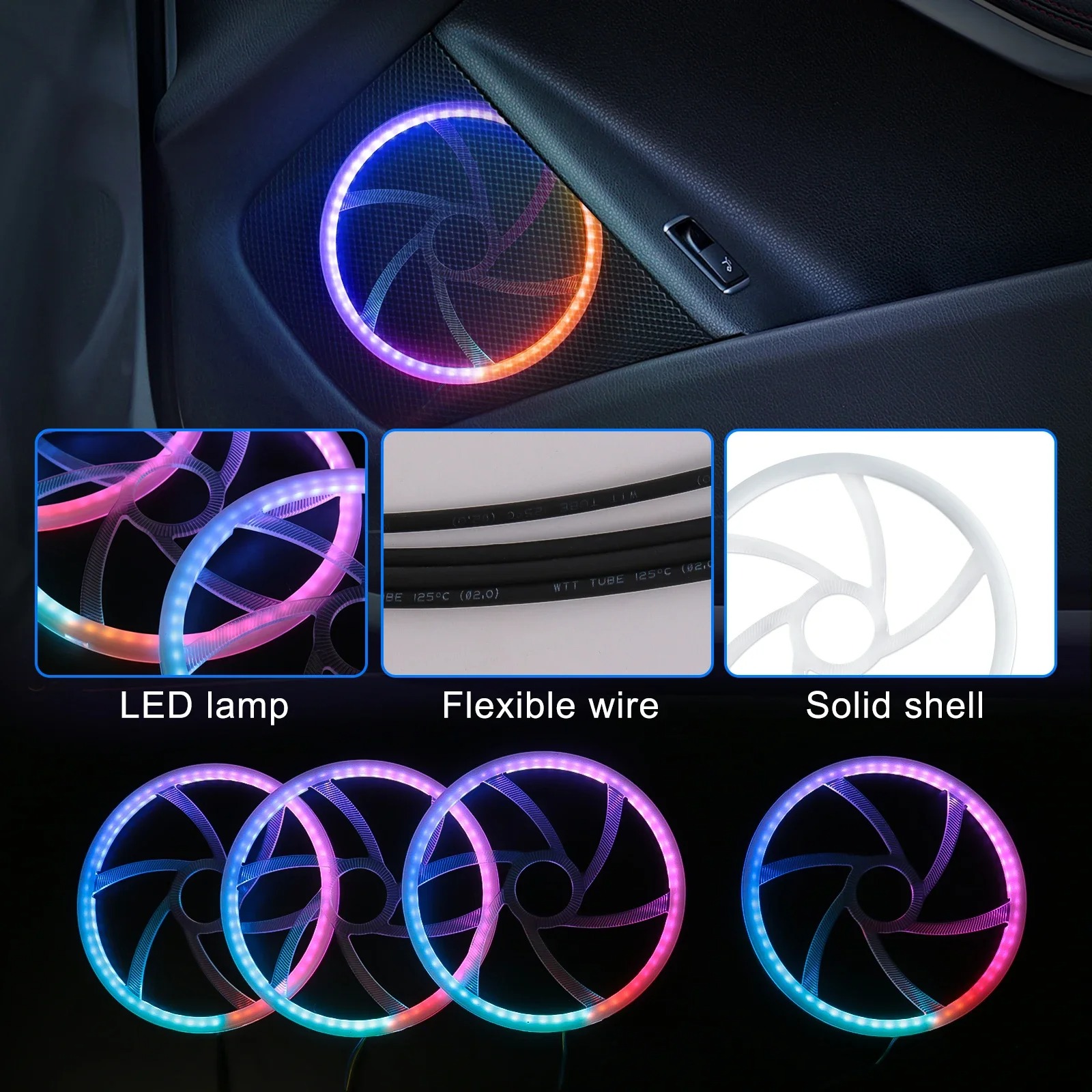 6 in 1 Exclusive Car LED Inter - Interior Design Apps avis et prix